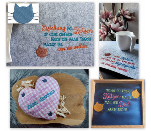 Stickdatei - Katzenkopf